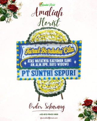 Papan Bunga Duka di Cibatu