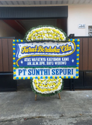 Papan Bunga Duka di Cibatu